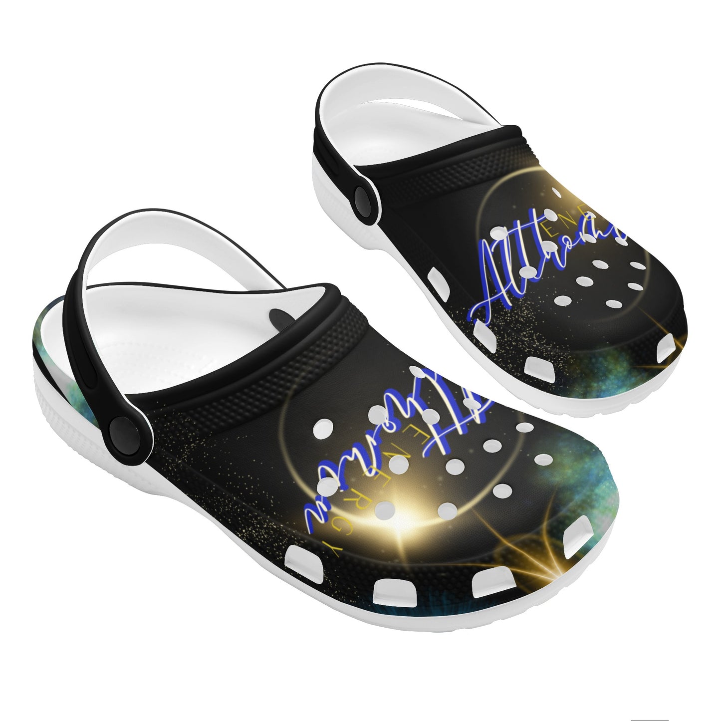 Ladies Galaxy Burst Clogs