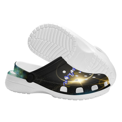 Ladies Galaxy Burst Clogs