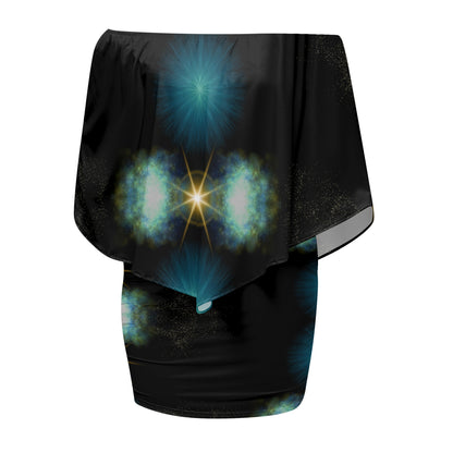 Galaxy Burst Off-the-shoulder Tube Dress