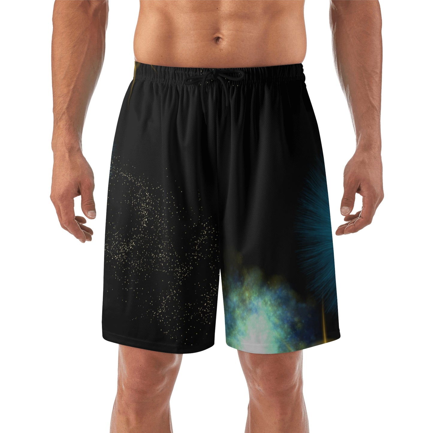 Galaxy Burst Beach Shorts