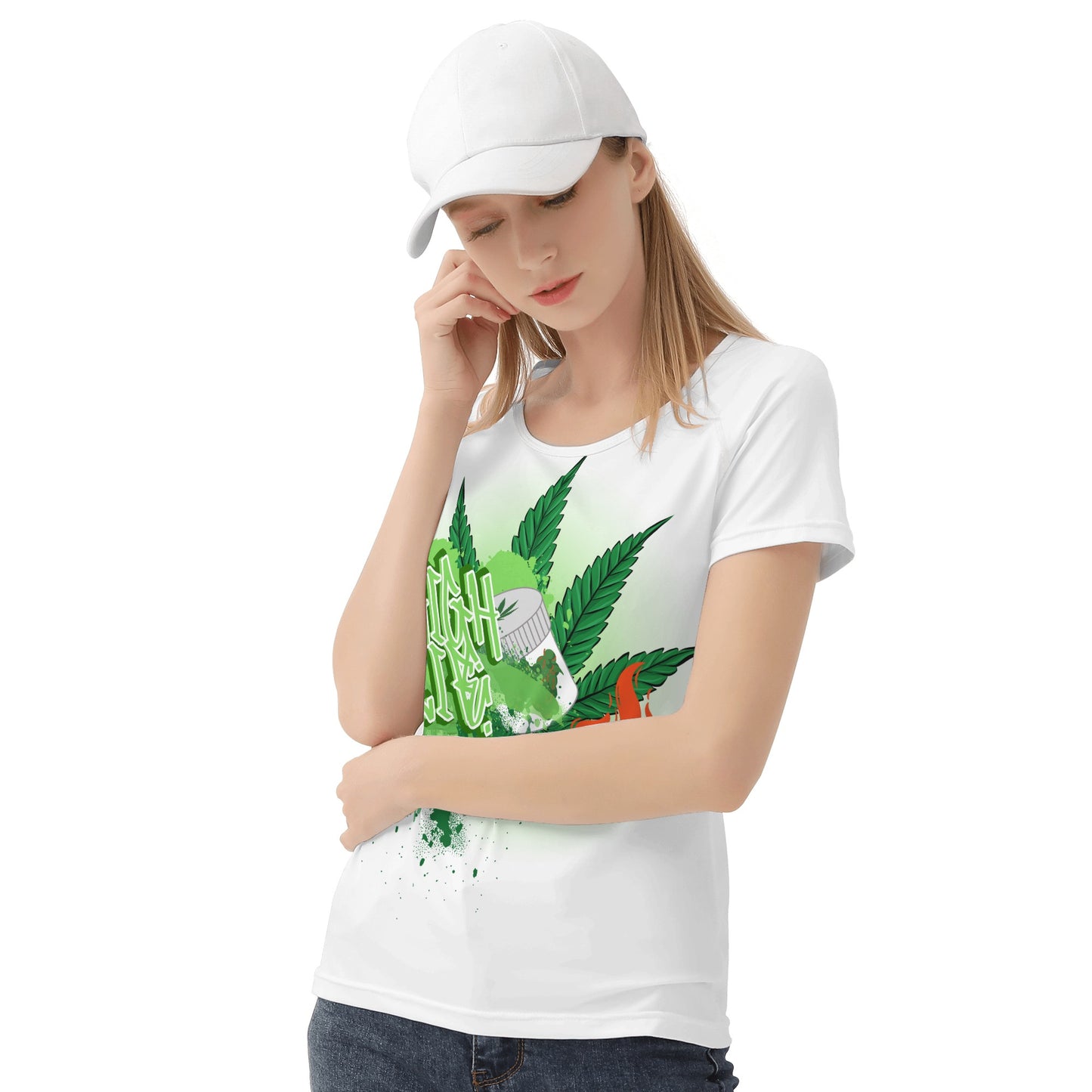 HighLife Ladies White Tee