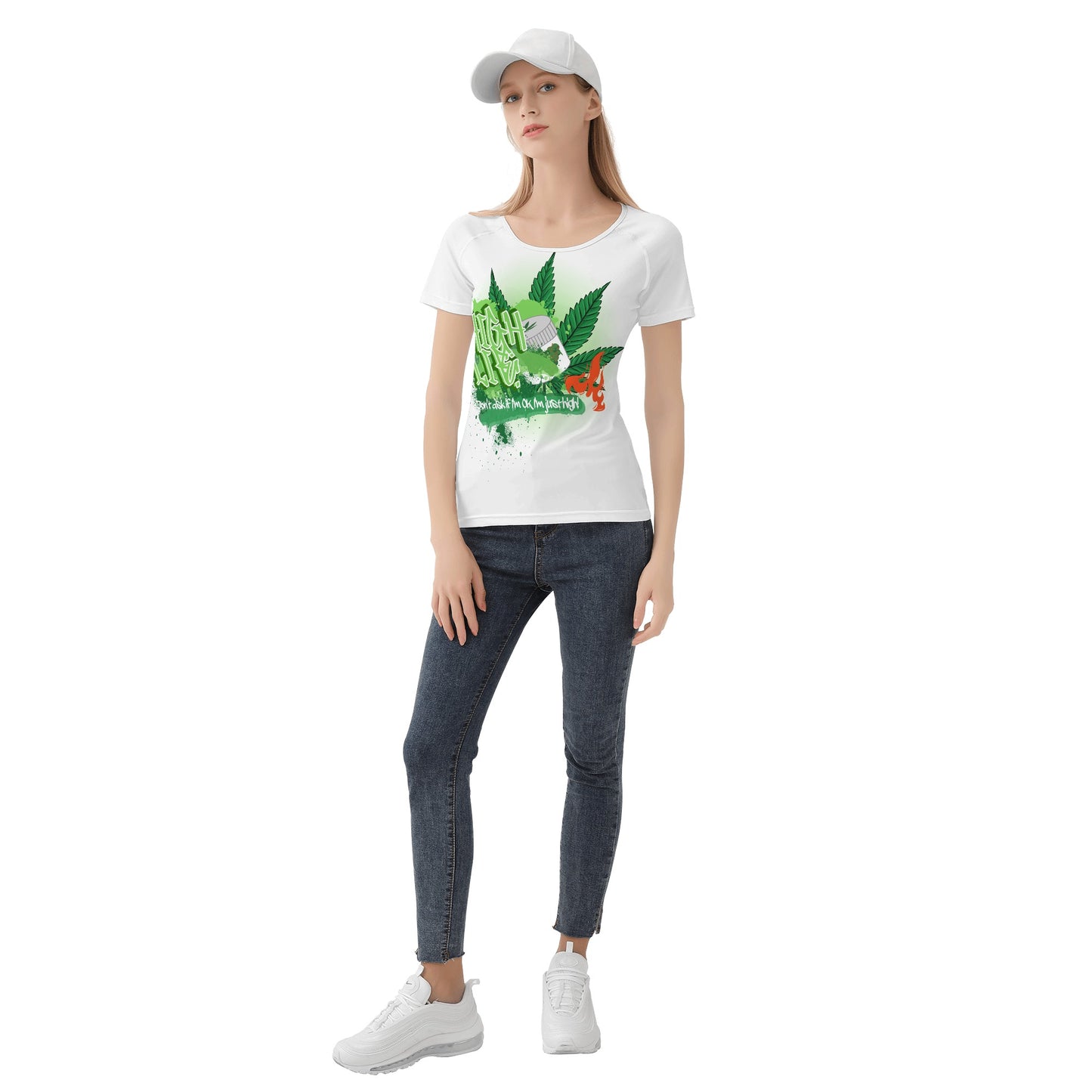 HighLife Ladies White Tee