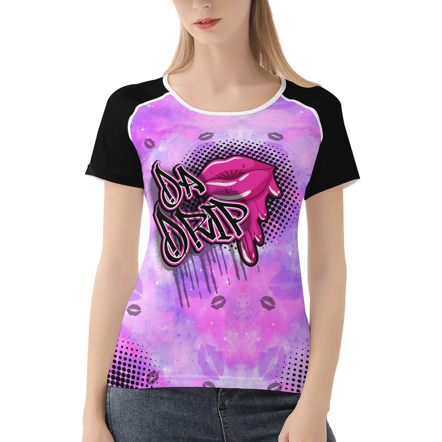 DaDrip Ladies Pink Tee