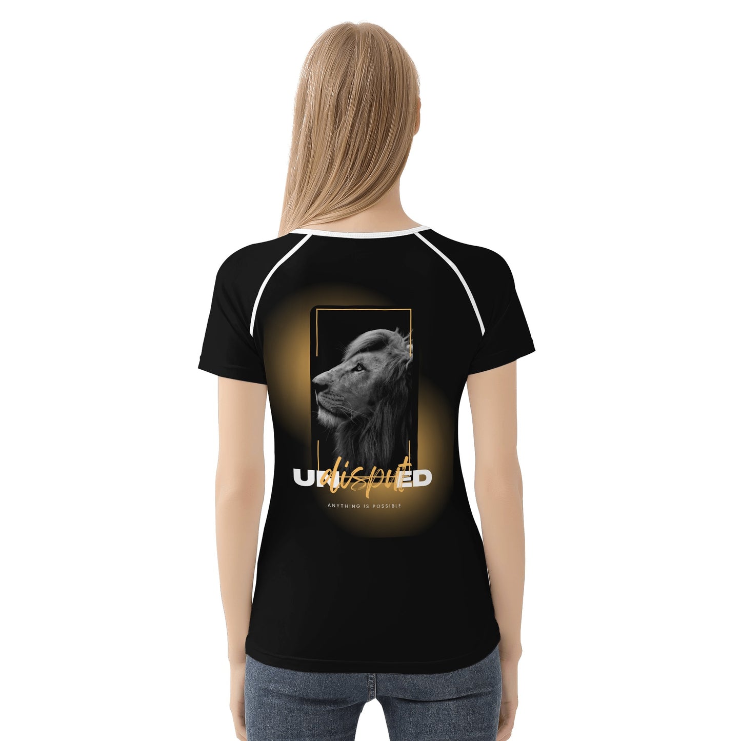 Undisputed Ladies Black Tee