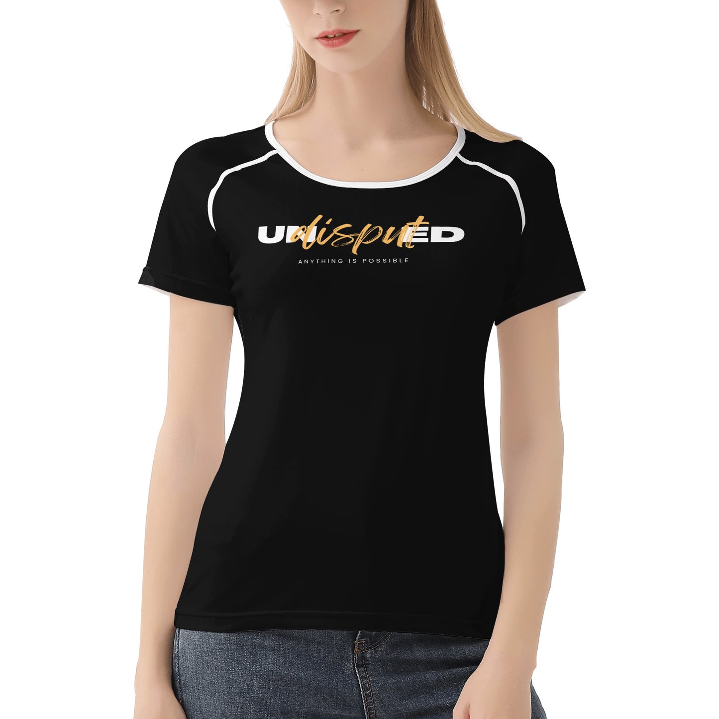 Undisputed Ladies Black Tee