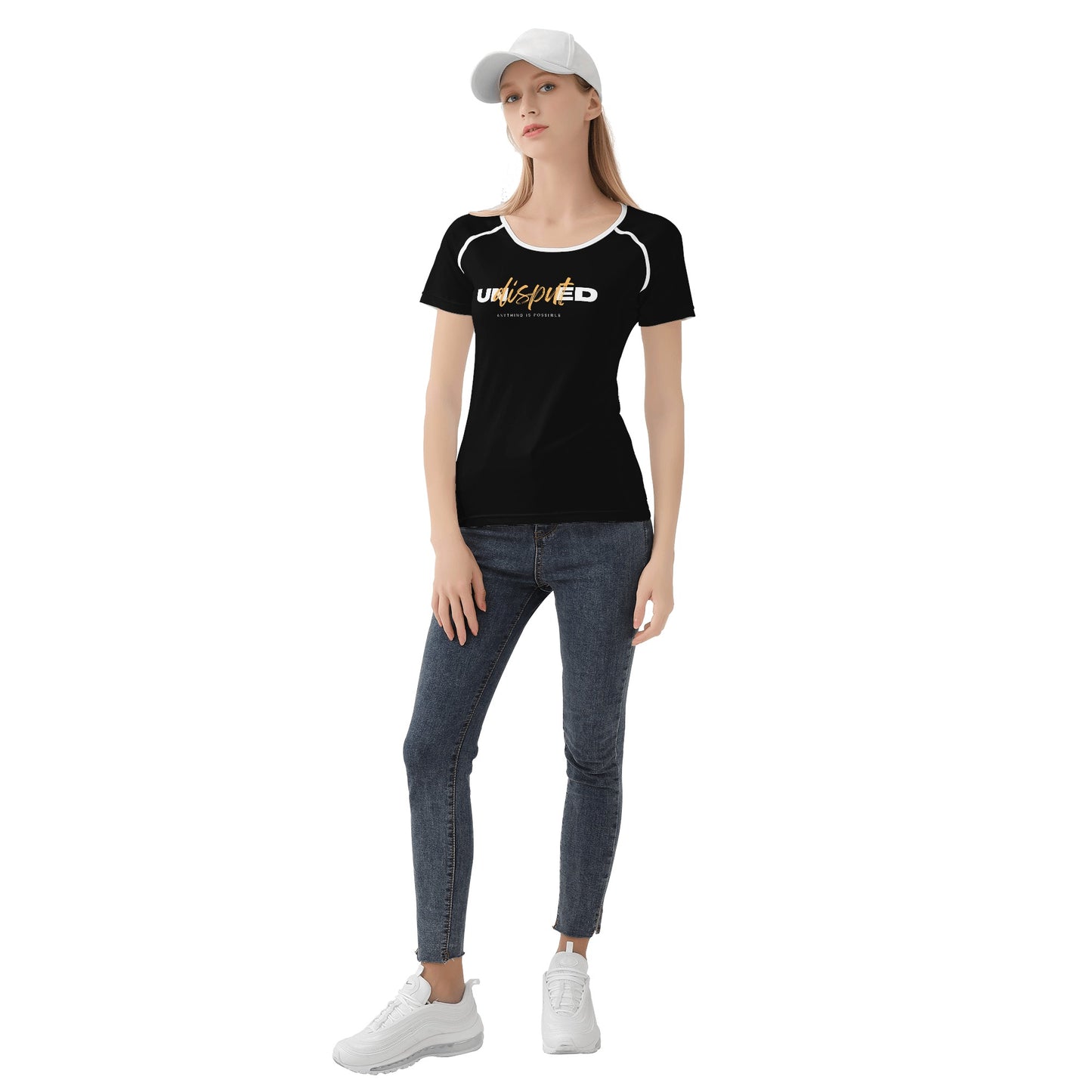 Undisputed Ladies Black Tee