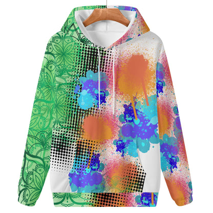 Fellas Painted Floral Hooded Sweatshirt