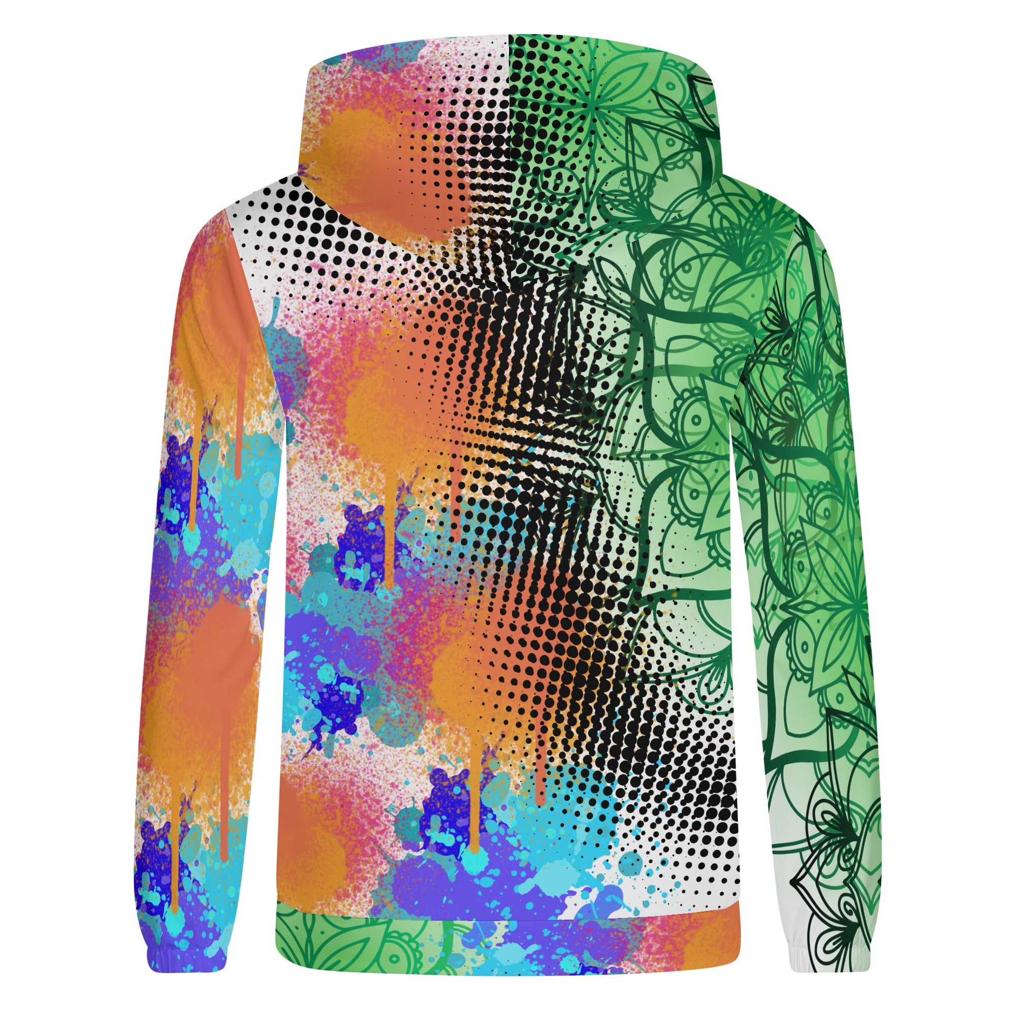 Fellas Painted Floral Hooded Sweatshirt