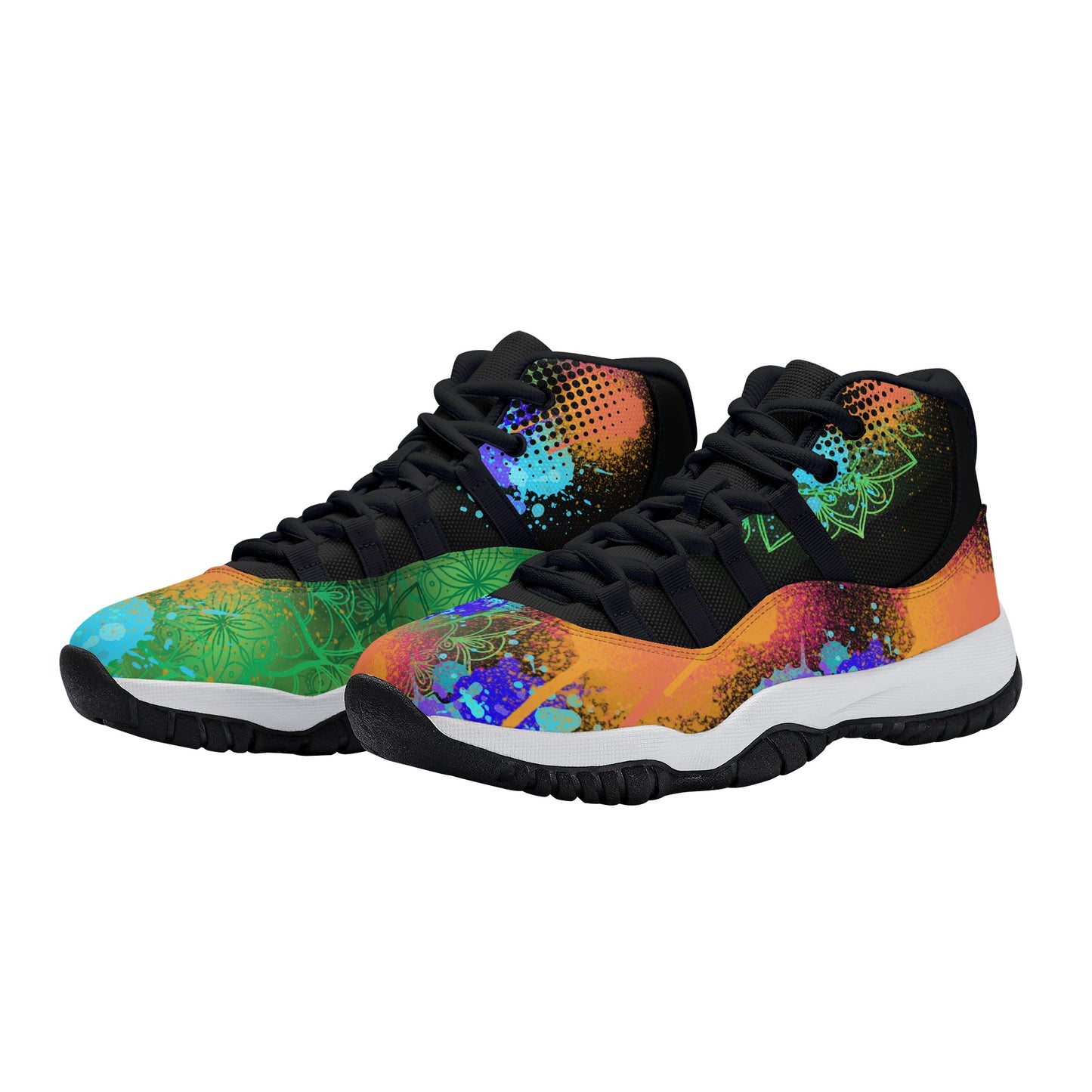 Ladies Painted Floral Retros