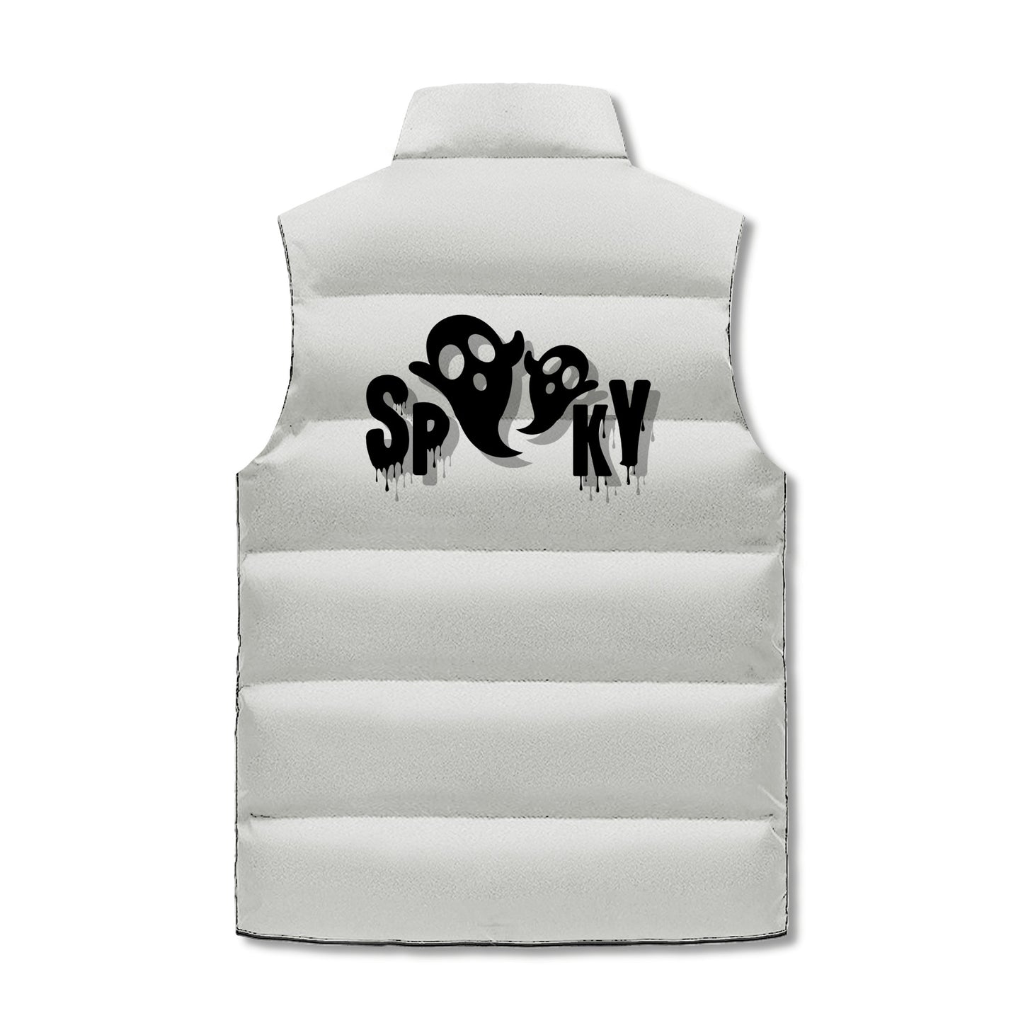 Spooky with Black Logo Puffer Vest