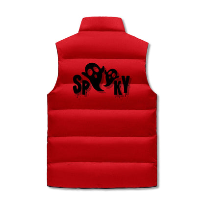 Spooky with Black Logo Puffer Vest