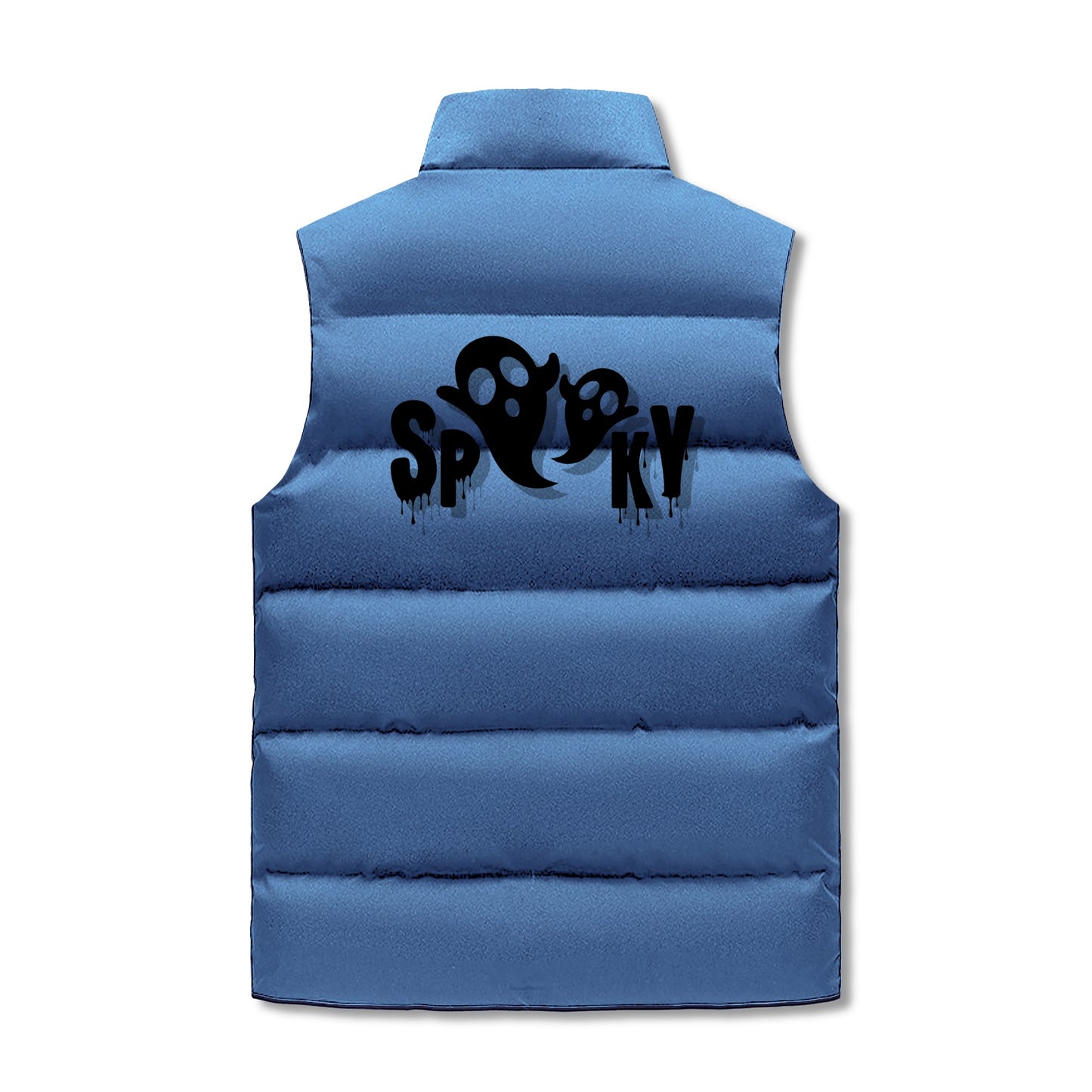 Spooky with Black Logo Puffer Vest