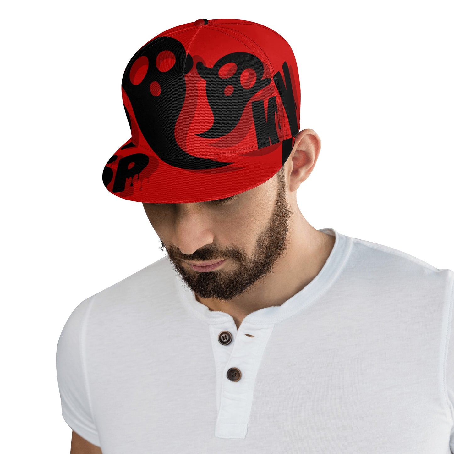 Red Spooky Snapback