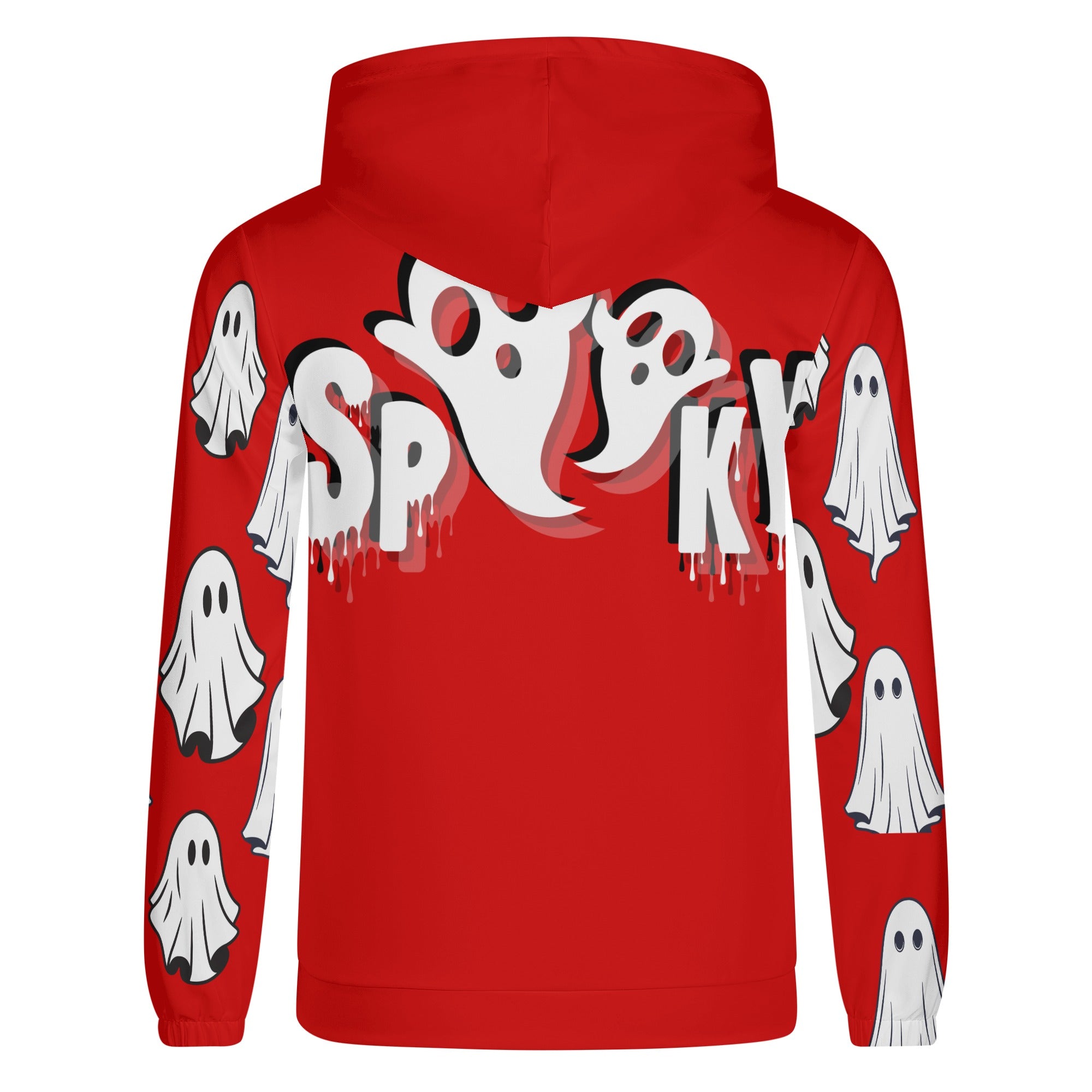 Fellas Red Spooky Hooded Sweatshirt