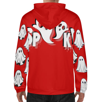 Fellas Red Spooky Hooded Sweatshirt