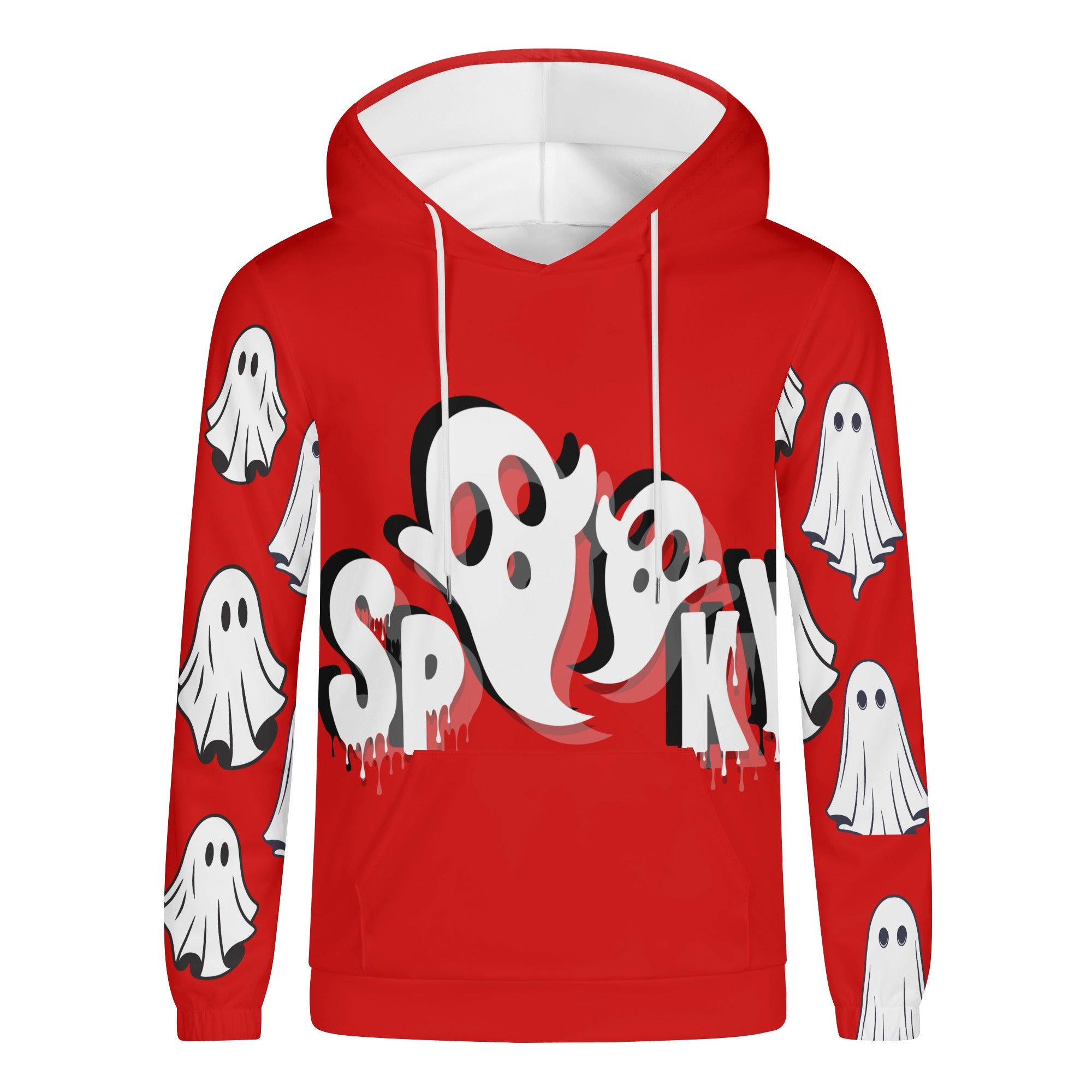 Fellas Red Spooky Hooded Sweatshirt