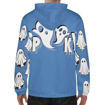 Fellas Blue Spooky Hooded Sweatshirt