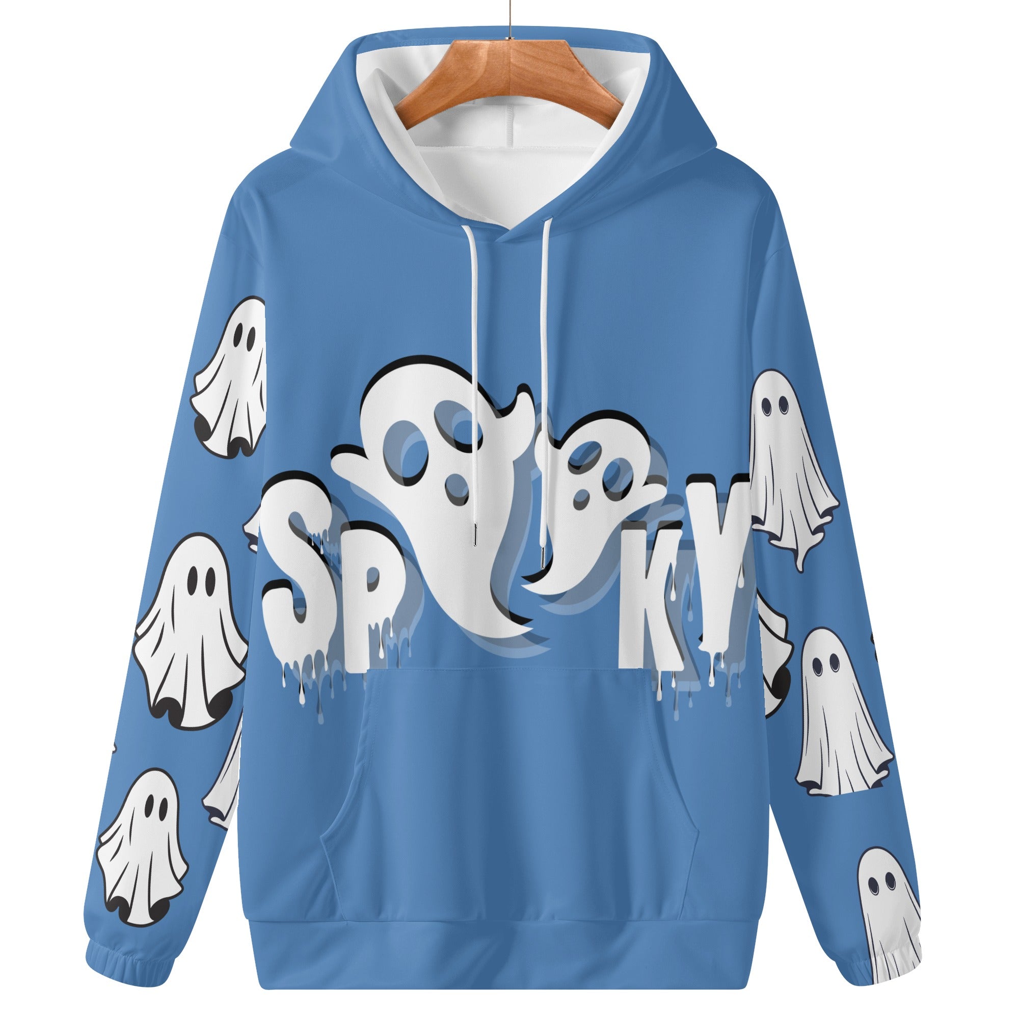 Fellas Blue Spooky Hooded Sweatshirt