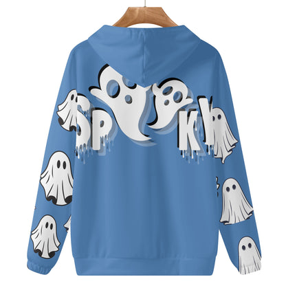 Fellas Blue Spooky Hooded Sweatshirt