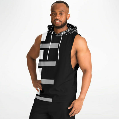 Fellas Graffiti AE Sleeveless Hoodie Blk-White