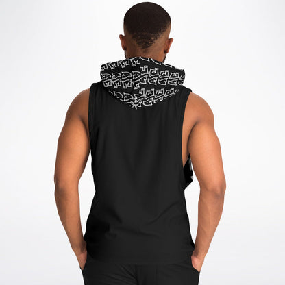 Fellas Graffiti AE Sleeveless Hoodie Blk-White