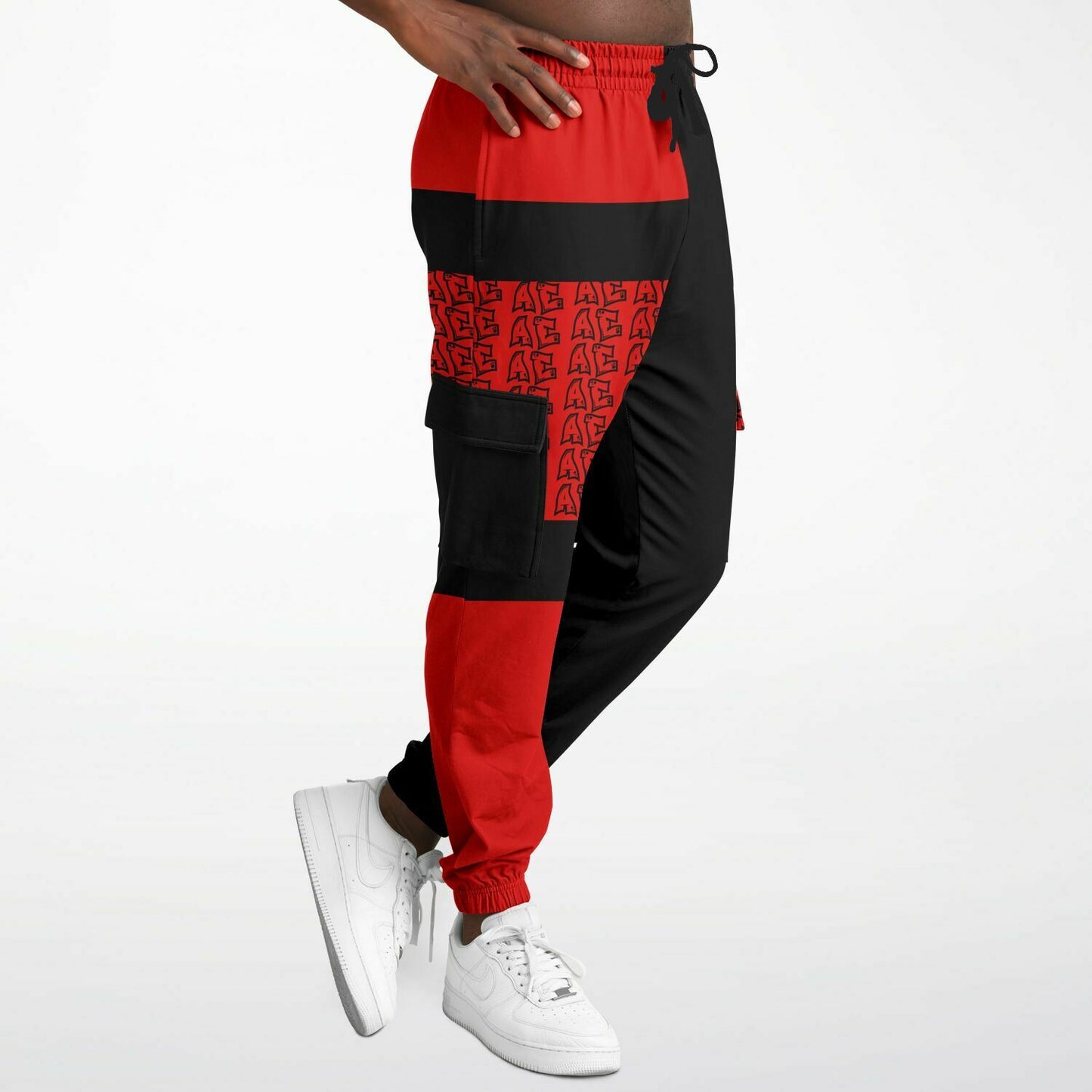 Fellas Red AE Graffiti Cargo Sweats