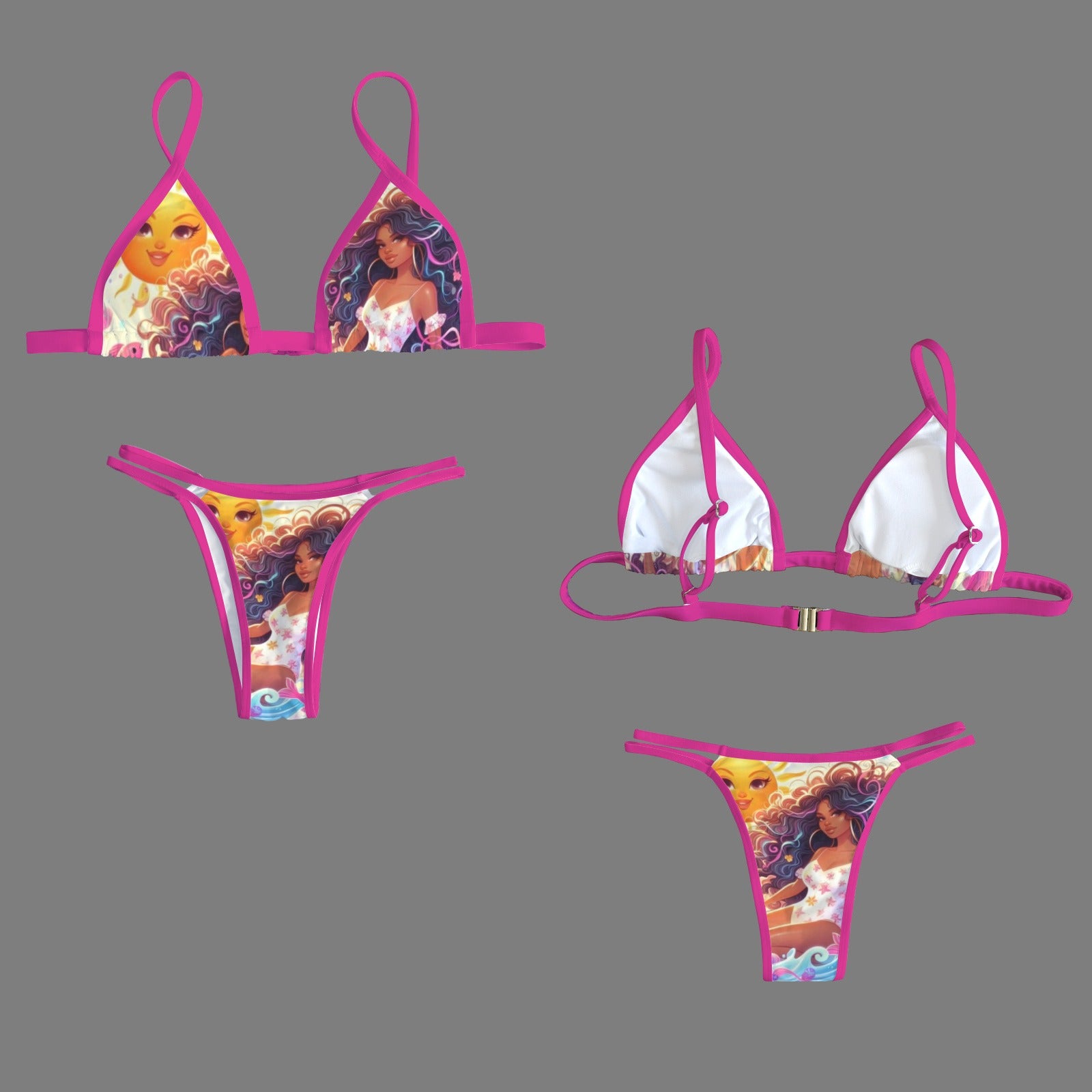 Zodiac Triangle Bikini Set-Piscesvibes