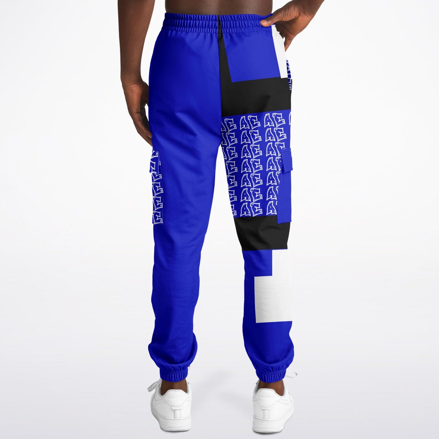 Fellas Royal Blue AE Graffiti Cargo Sweats