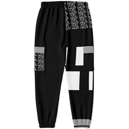 Ladies AE Graffiti Cargo Sweats BlkWht