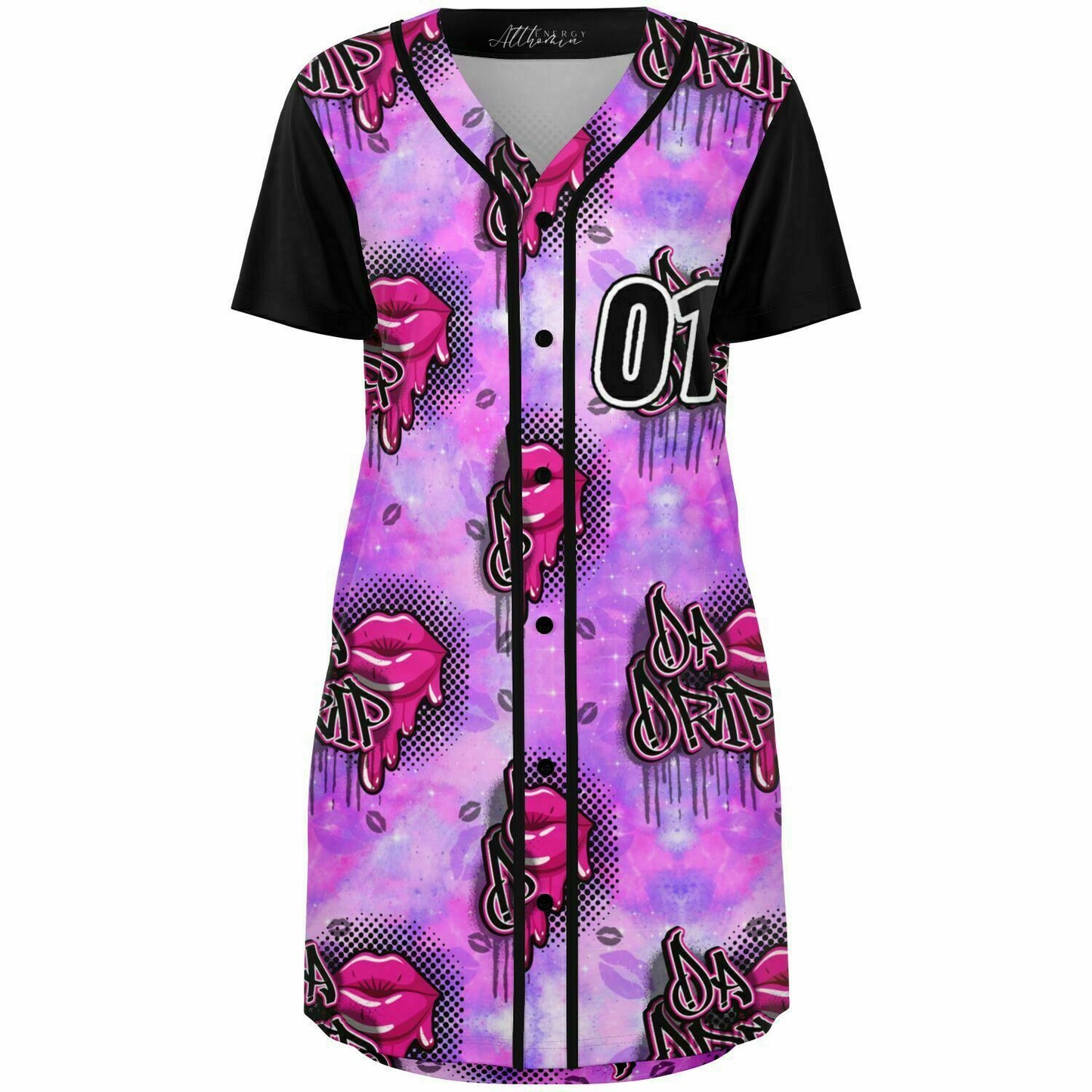 DaDrip Baseball Jersey Dress