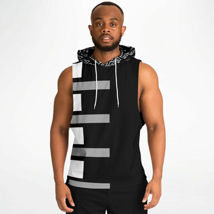 Fellas Graffiti AE Sleeveless Hoodie Blk-White