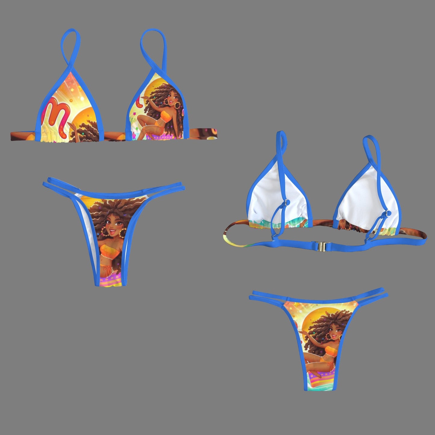 Zodiac Triangle Bikini Set-VirgoVibes