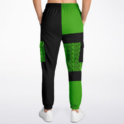 Fellas Green Graffiti Cargo Sweats