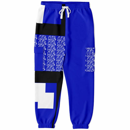 Fellas Royal Blue AE Graffiti Cargo Sweats