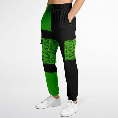 Fellas Green Graffiti Cargo Sweats