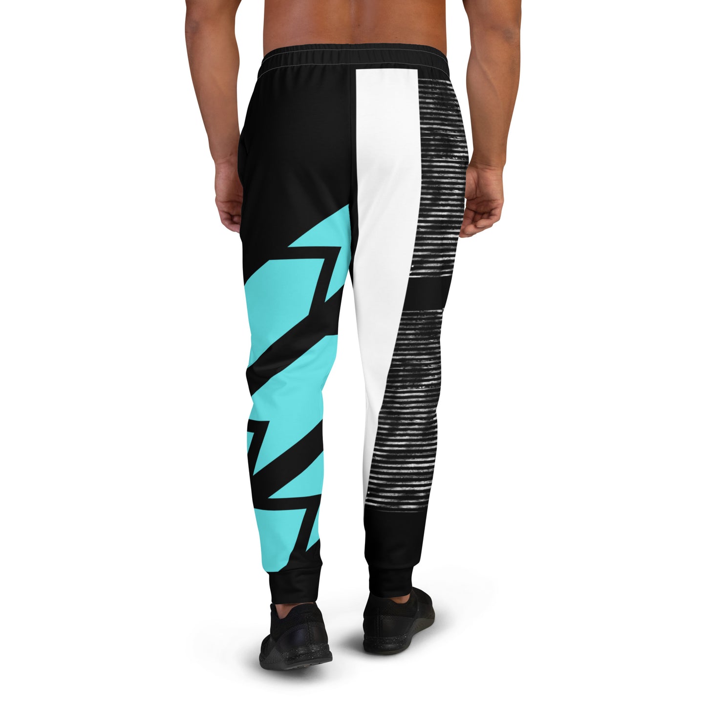 Teal Abstract Joggers