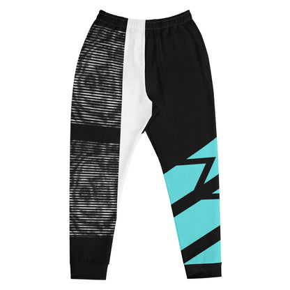 Teal Abstract Joggers