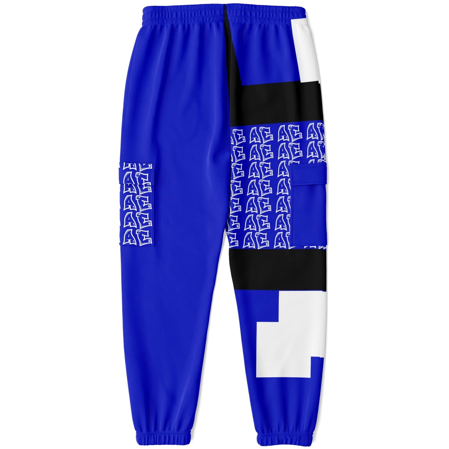 Fellas Royal Blue AE Graffiti Cargo Sweats