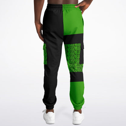 Fellas Green Graffiti Cargo Sweats