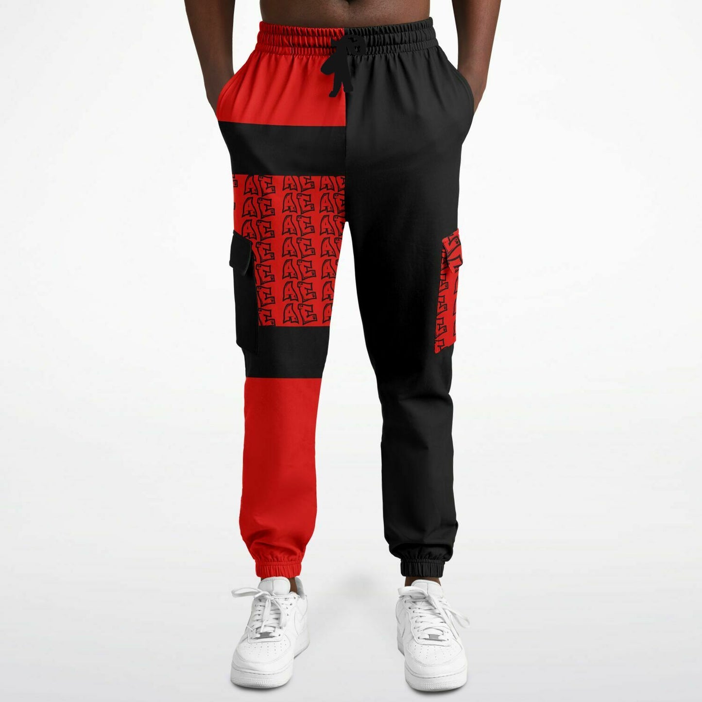 Fellas Red AE Graffiti Cargo Sweats