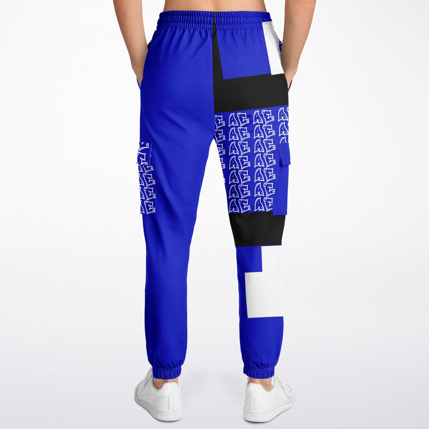 Fellas Royal Blue AE Graffiti Cargo Sweats