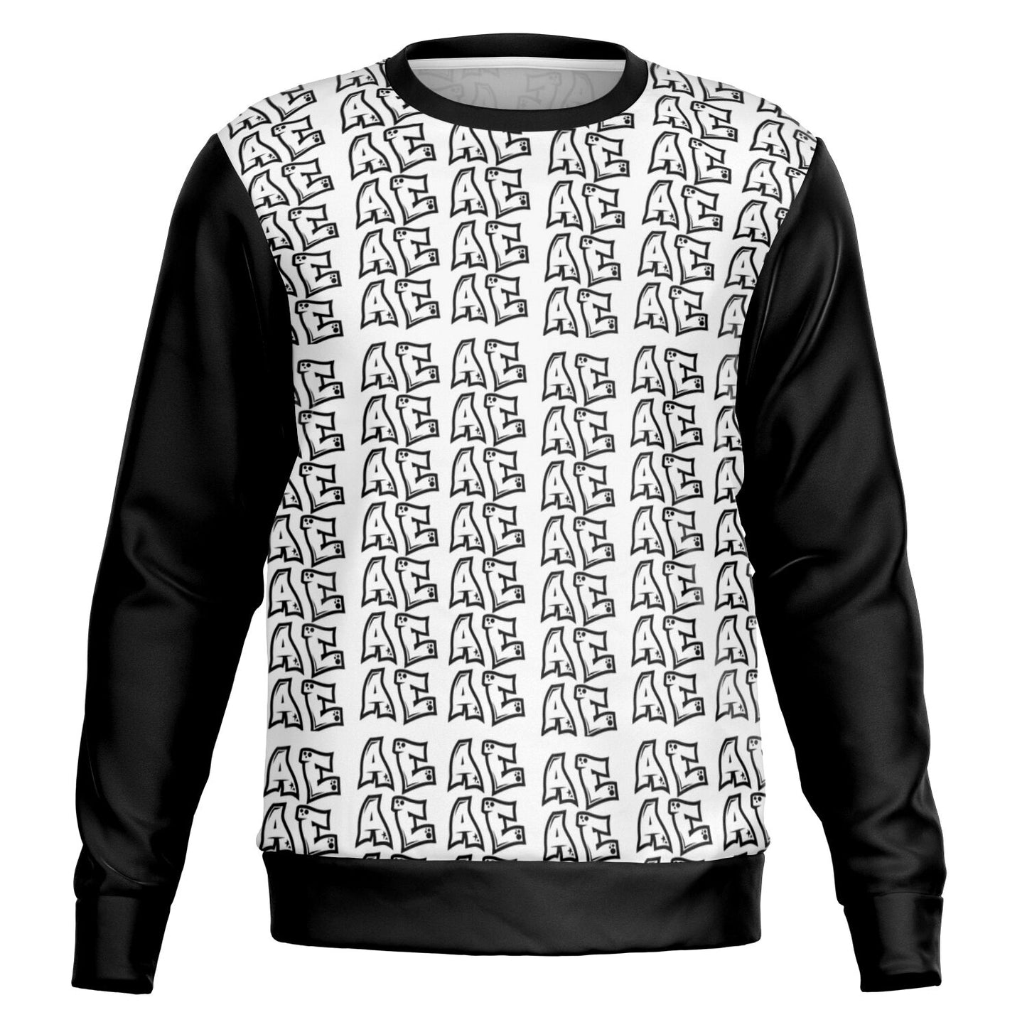 Fellas Black and White Graffiti Sweatshirt