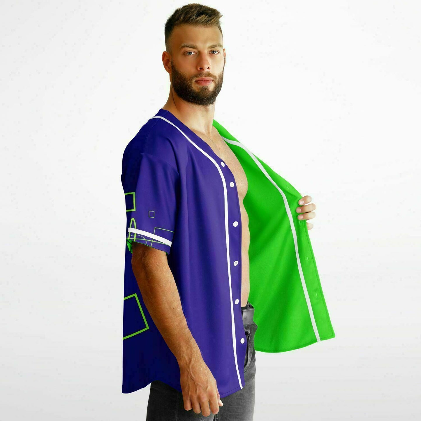 Fellas Abstract Reversible Jersey Shirt