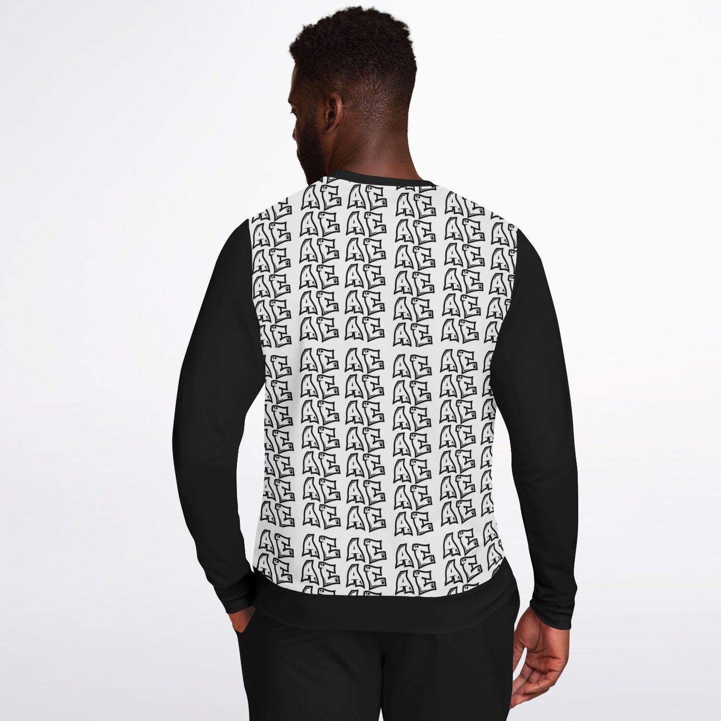 Fellas Black and White Graffiti Sweatshirt