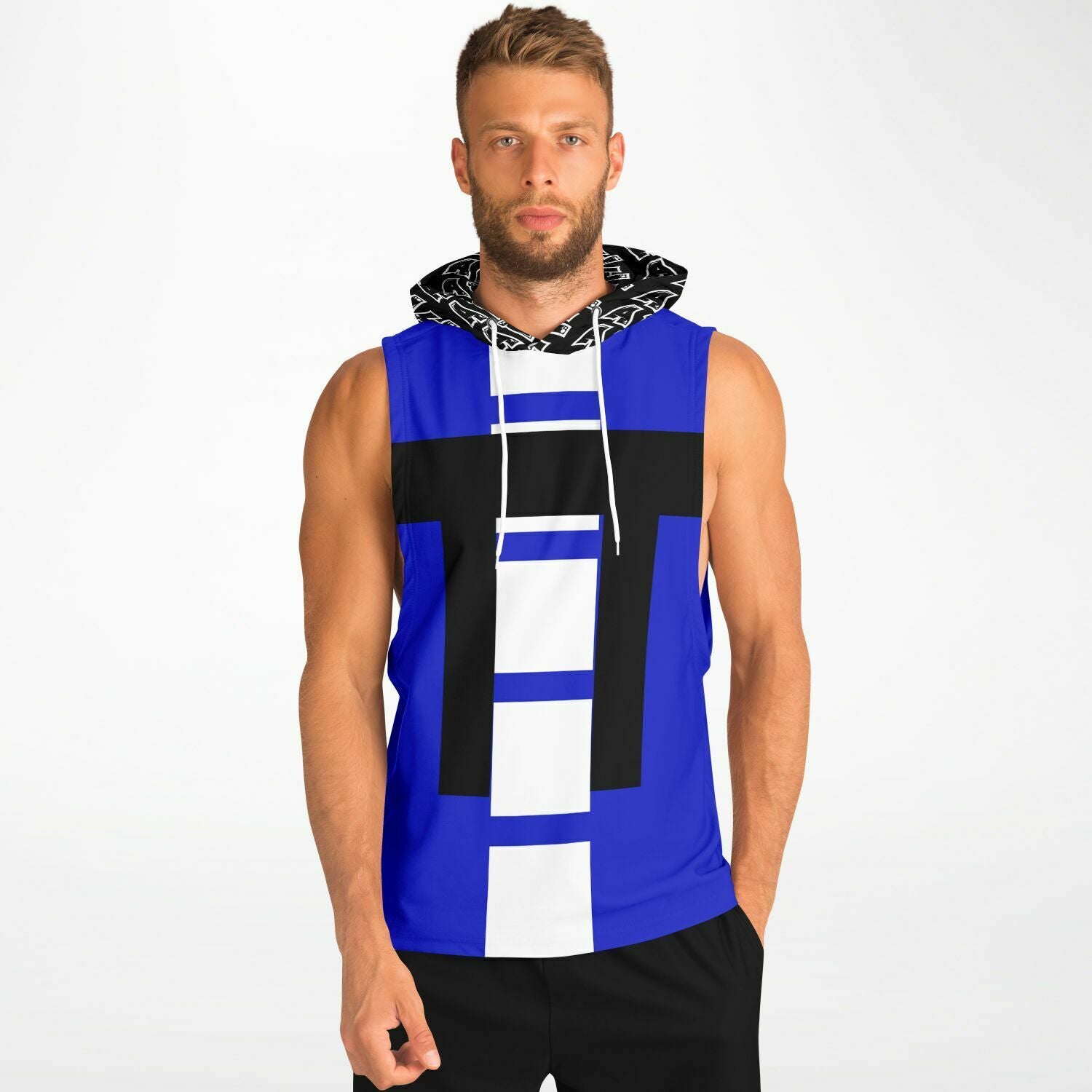 Fellas Royal AE Graffiti Sleeveless Hoodie